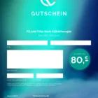 Gutscheinkarte 80€ von Relax plus